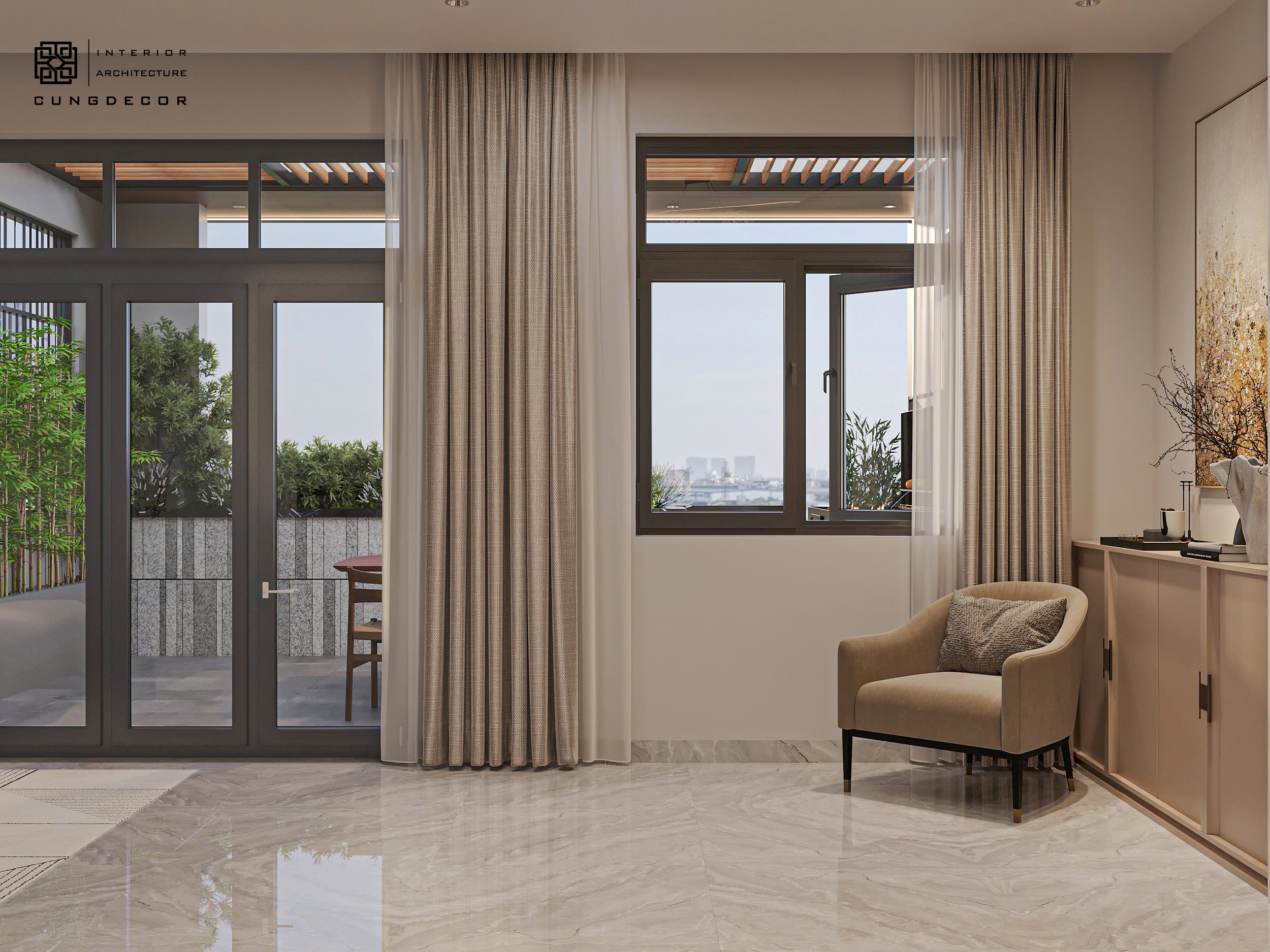 Nhà phố hiện đại